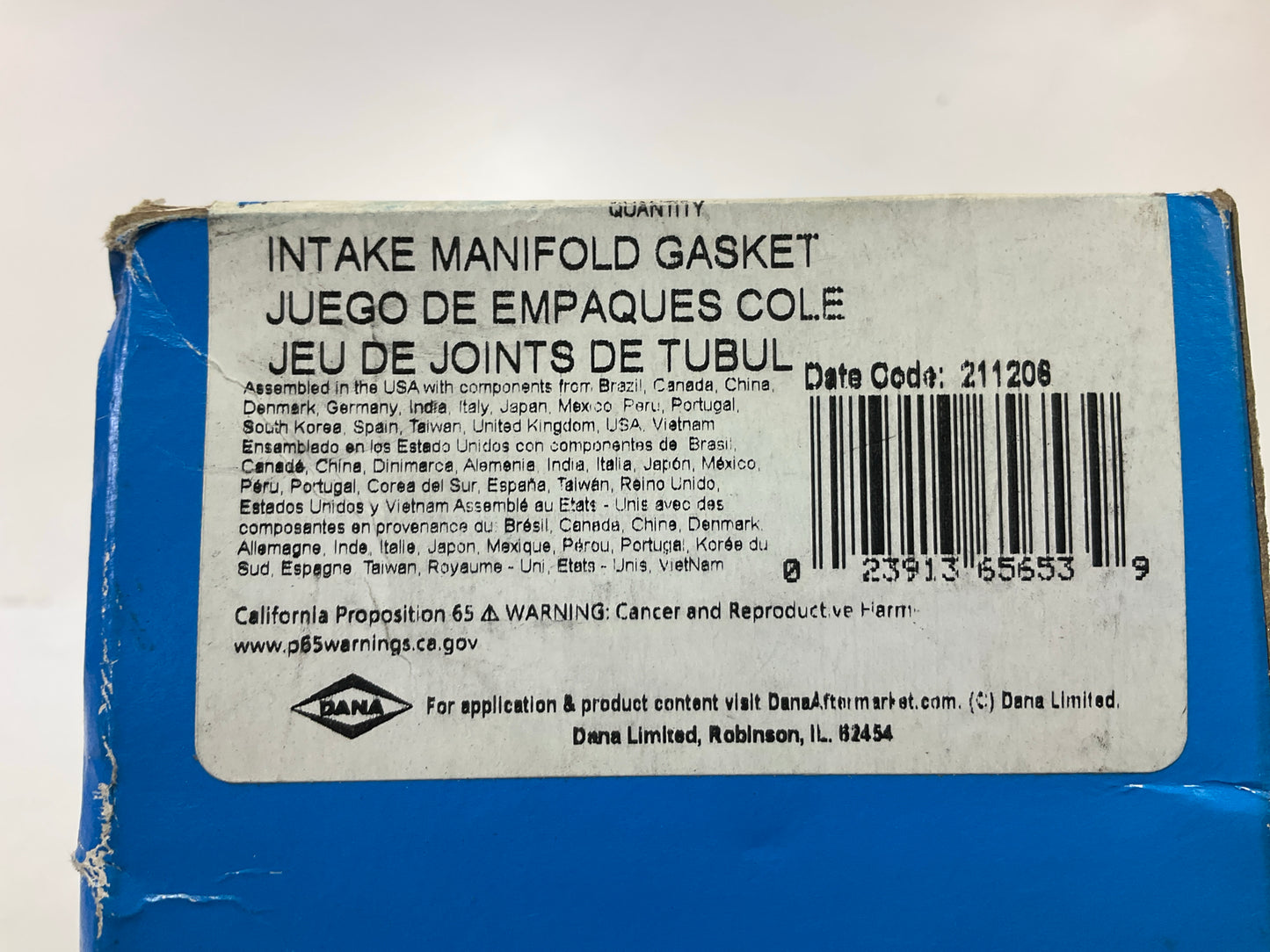 Victor Reinz 111050001 Intake Manifold Gasket Set For 2004-2008 Chrysler 3.2L V6