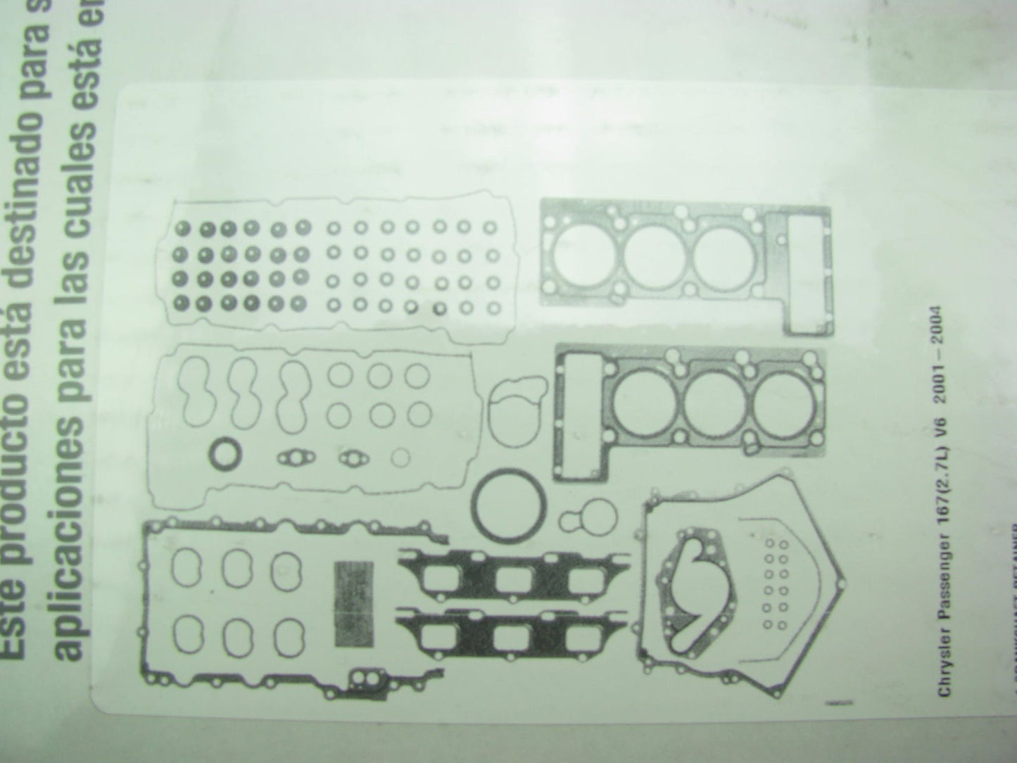 Victor Reinz 95-3508VR Full Engine Rebuild Gasket Set For 01-08 Chrysler 2.7L V6