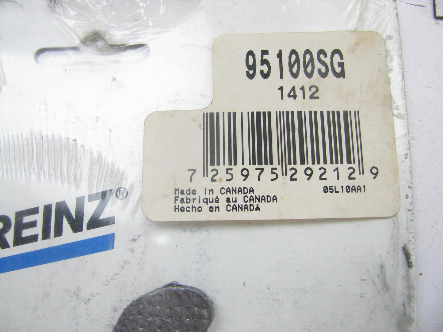 Victor Reinz 95100SG Exhaust Manifold Gasket Set 1965-1979 BBC Chevy 2.13'' Port