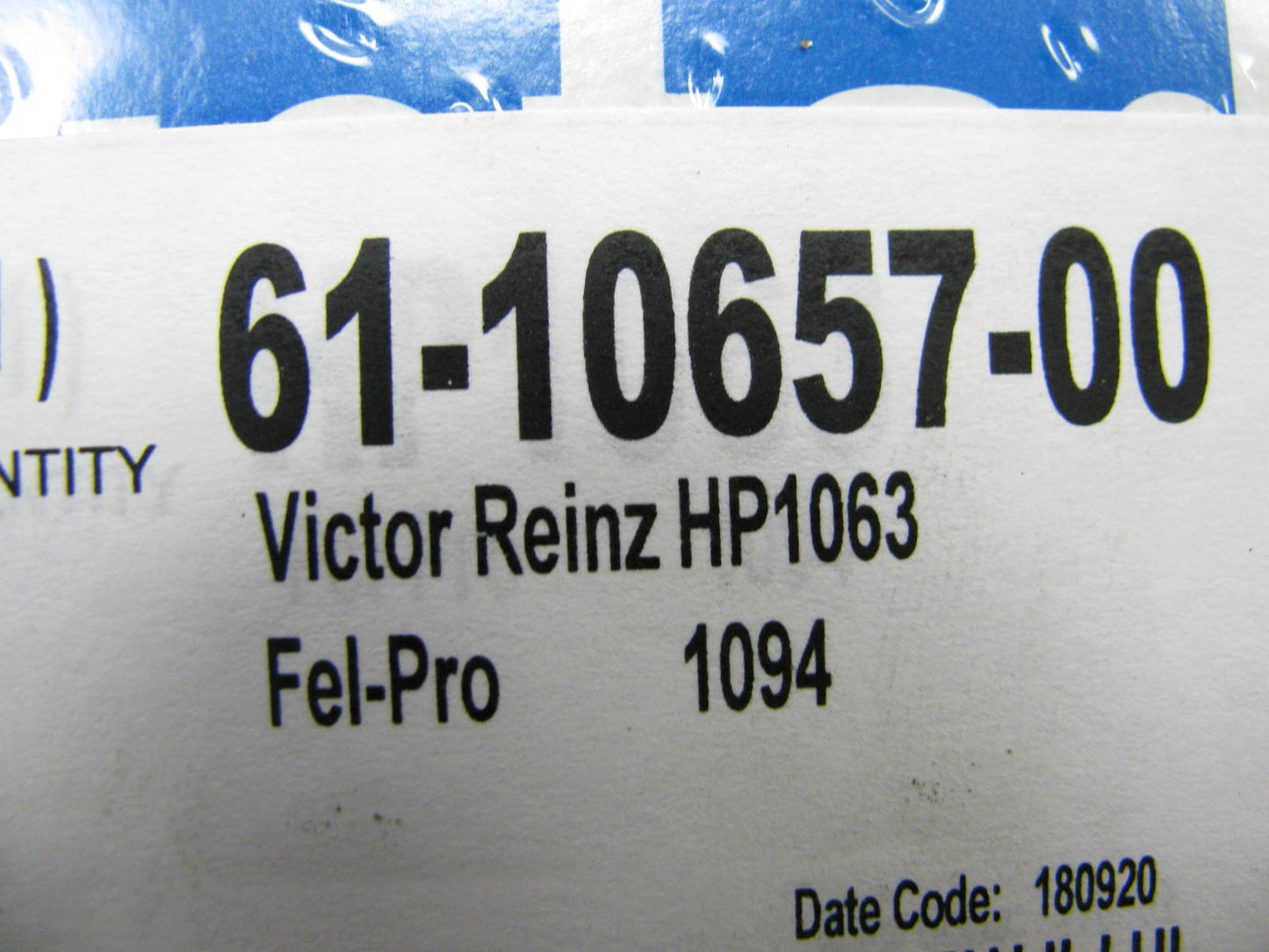 1 PAIR Victor Reinz SB Chevy Head Gasket Stainless Steel Shim 4.100'' .015'' Thick