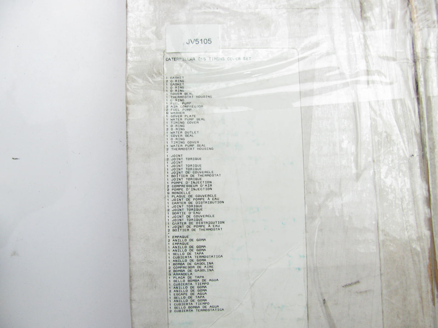 Incomplete, Includes Only The Gaskets Shown VICTOR JV5105 Timing Set For CAT C15