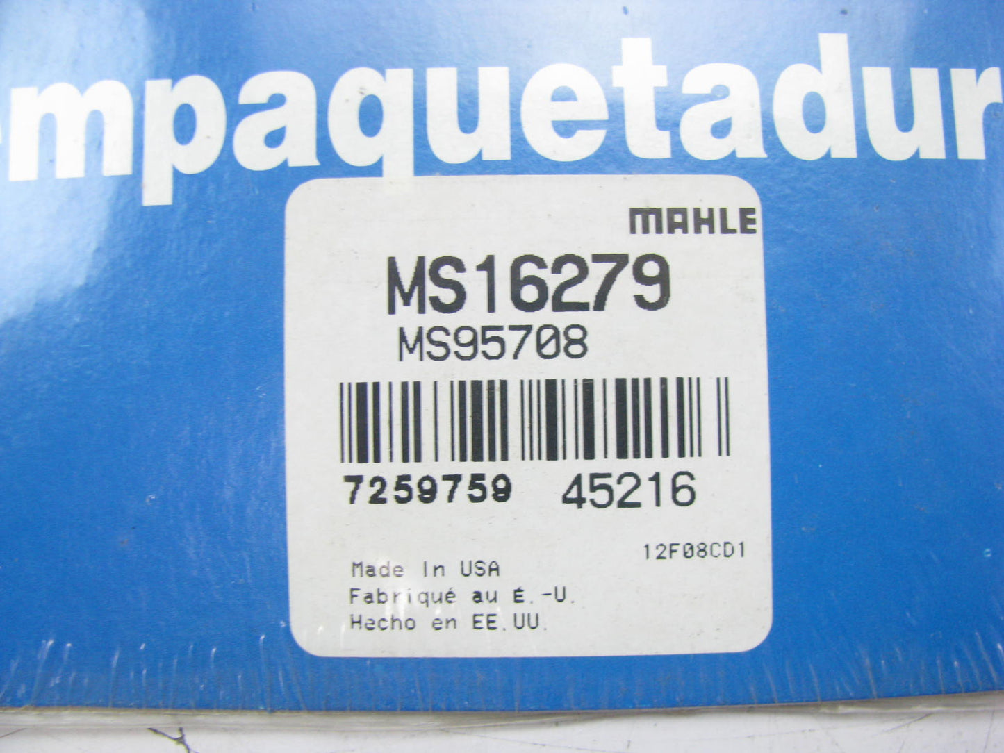 Victor MS16279 Fuel Injection Plenum Gasket 95-07 Mitsubishi 2.5L 3.0L 3.5L 3.8L