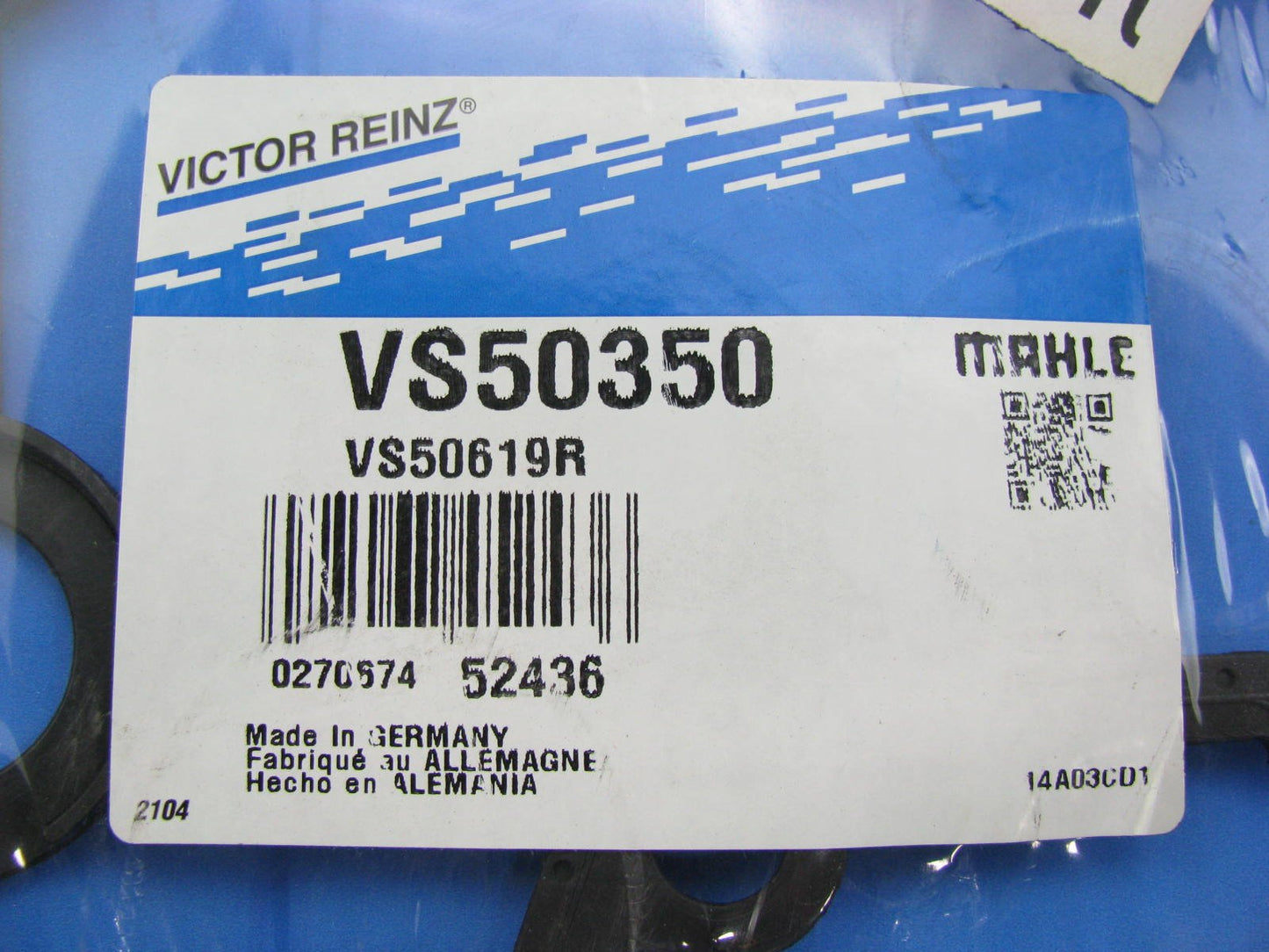 Victor Reinz VS50350 Engine Valve Cover Gasket - 1992-1995 BMW 2.5L I6