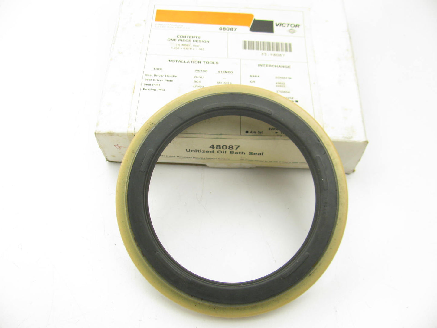 Victor 48087 Wheel Seal - 6.014'' OD X 4.250'' ID X 1.000'' Wide