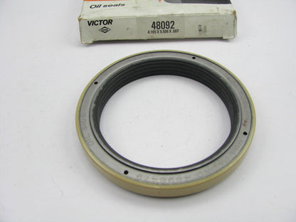 Victor 48092 Oil Seal - 5.506'' OD X 4.165'' ID X 0.687'' Wide