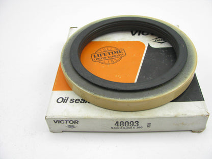 Victor 48093 Wheel Seal - 6.259'' OD X 4.500'' ID X 0.950'' Wide