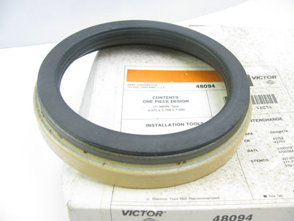 Victor 48094 Wheel Seal - 5.763'' OD X 4.375'' ID X 1.000'' Wide