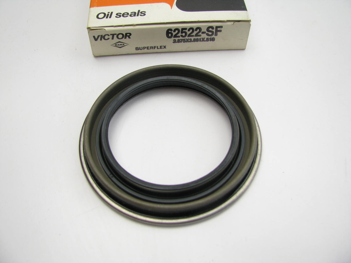 Victor 62522-SF Rear Inner Wheel Seal - 3.881'' OD X 2.875'' ID X 0.510''