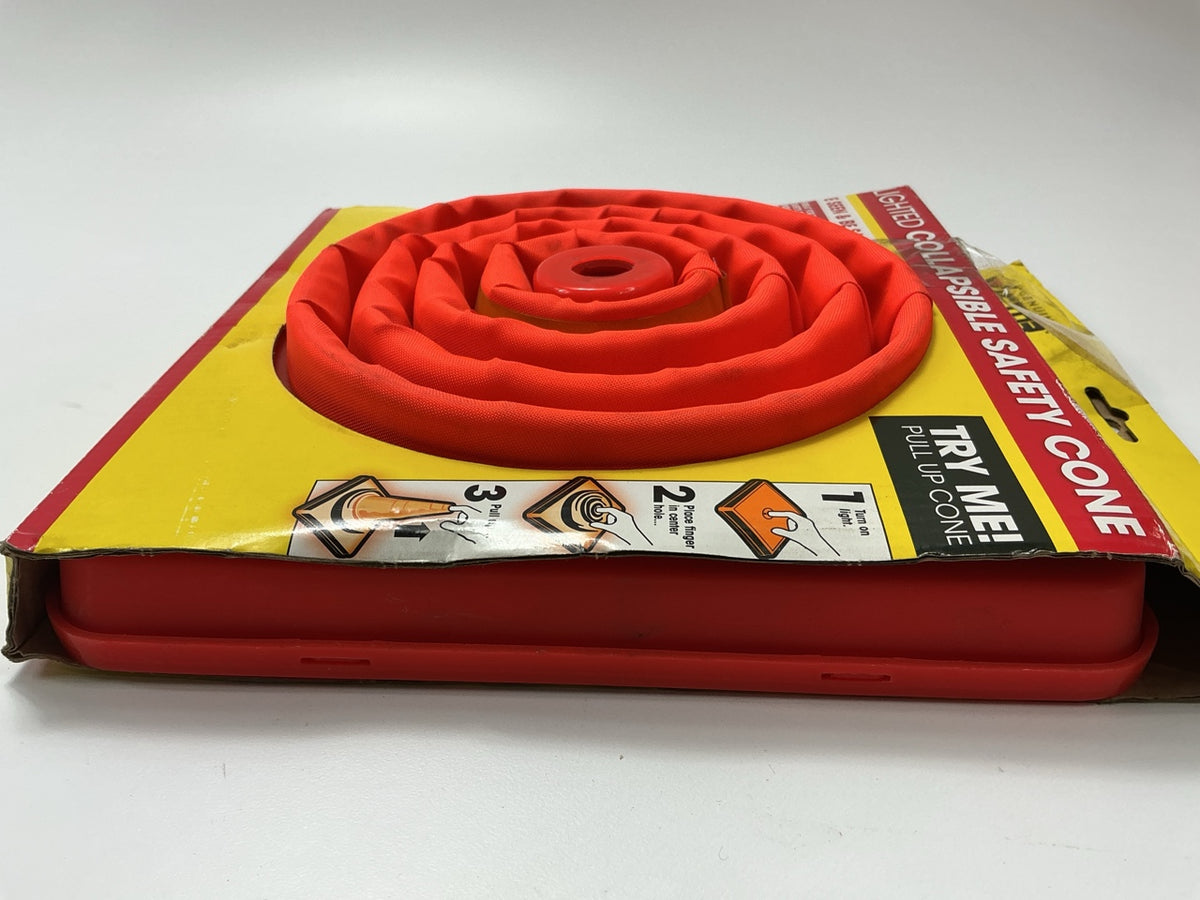 (2) Victor 70236-8-2 Lighted Collapsible Safety Cone Roadside Emergency