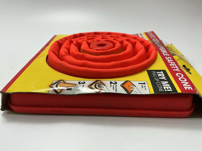 (2) Victor 70236-8-2 Lighted Collapsible Safety Cone Roadside Emergency