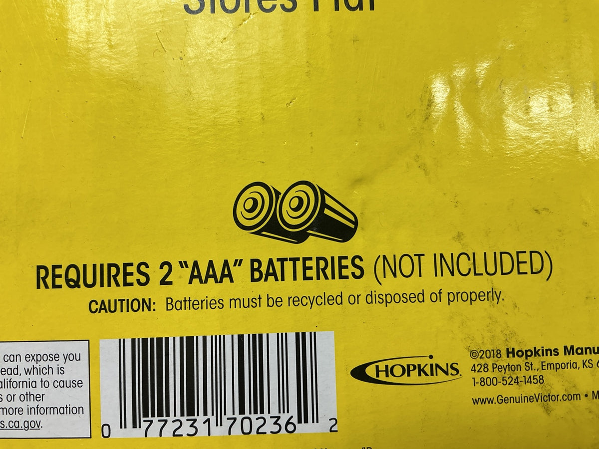 (2) Victor 70236-8-2 Lighted Collapsible Safety Cone Roadside Emergency