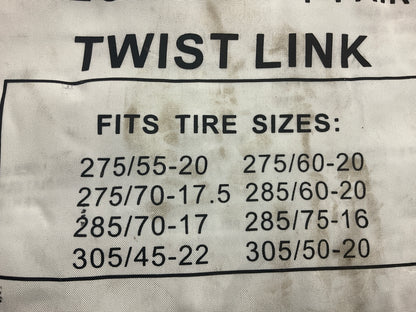 Viking 2238 Tire Snow Chains PAIR - 275/65-17, 245/75-17, 255/75-17 Winter Tires