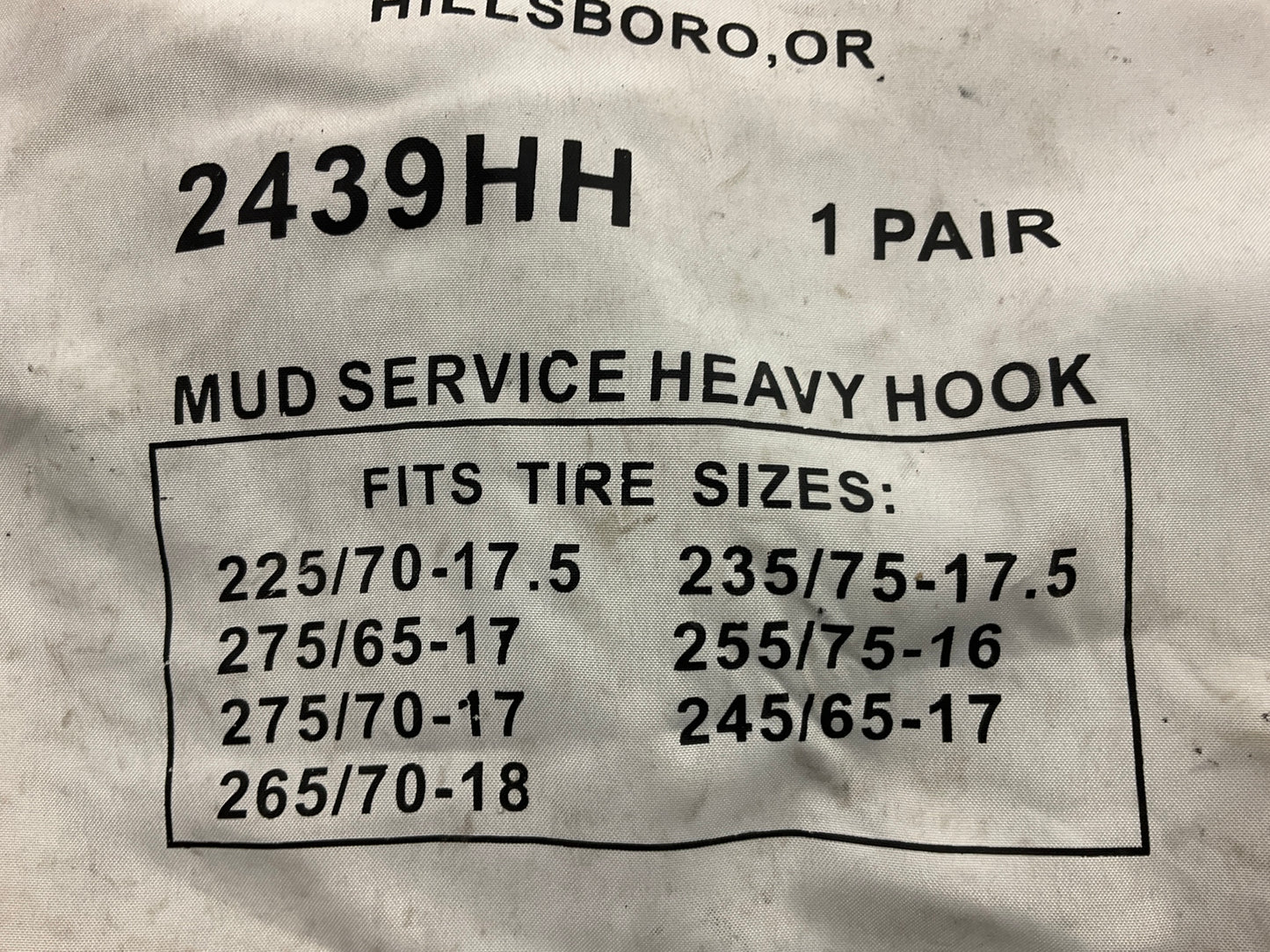 Viking 2439HH Tire Snow Chains 265/75-16 265/65-17 275/65-17 265/70-17 275/70-17