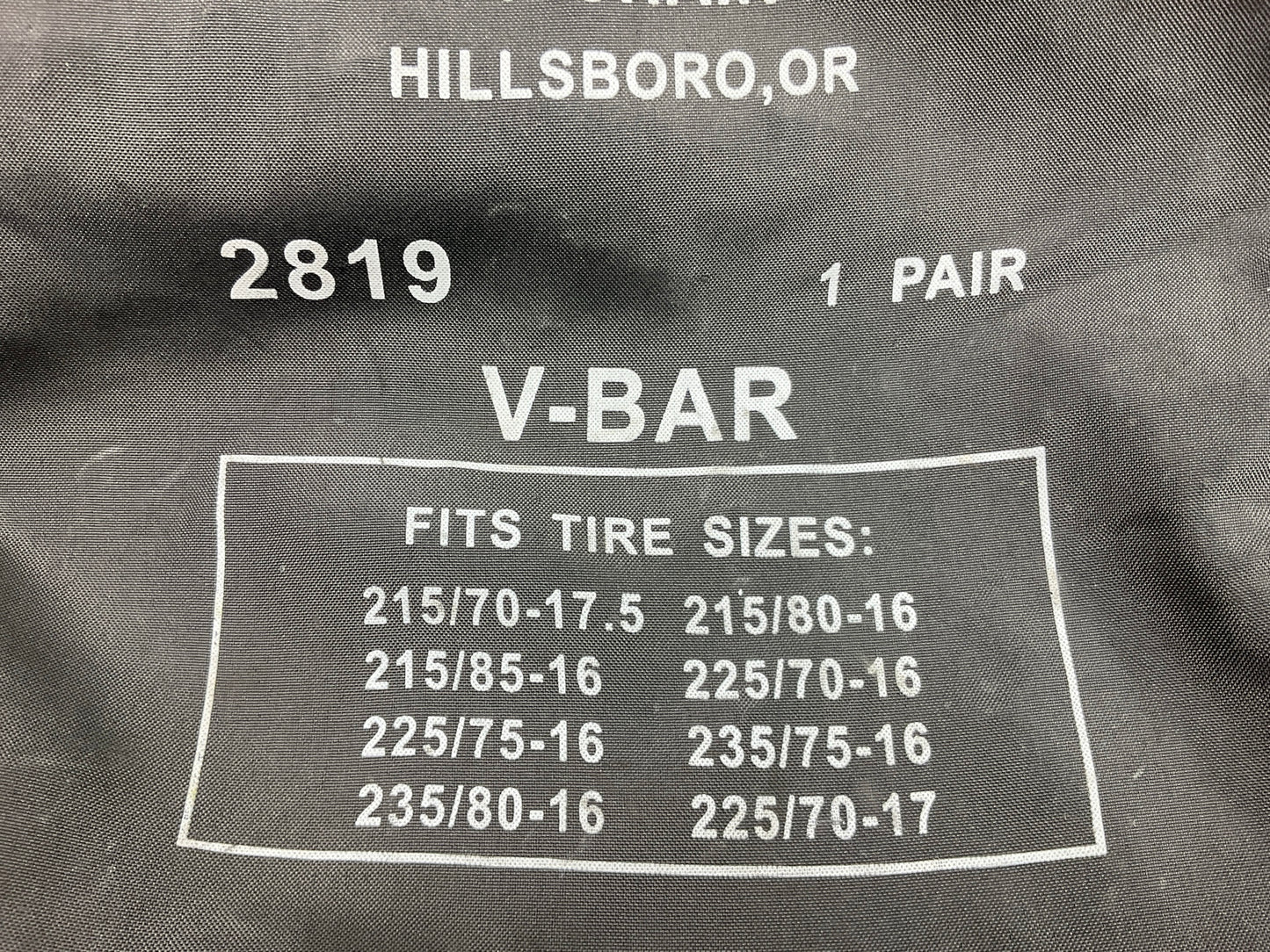 Viking 2819 Tire Snow Chains PAIR 8.75-16.5, 285/70-15, 235/75-15, 225/70-16