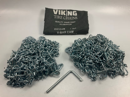 Viking 2821CAM Tire Snow Chains PAIR 235/80-17, 235/85-16, 245/75-16 Winter Tire