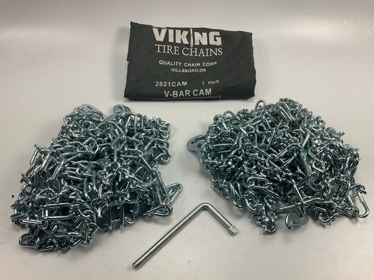 Viking 2821CAM Tire Snow Chains PAIR 235/80-17, 235/85-16, 245/75-16 Winter Tire