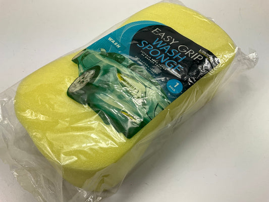 Viking 424000 Yellow Foam Sponge Easy Grip Car Wash Sponge (8-3/4'' L X 4-3/4'')