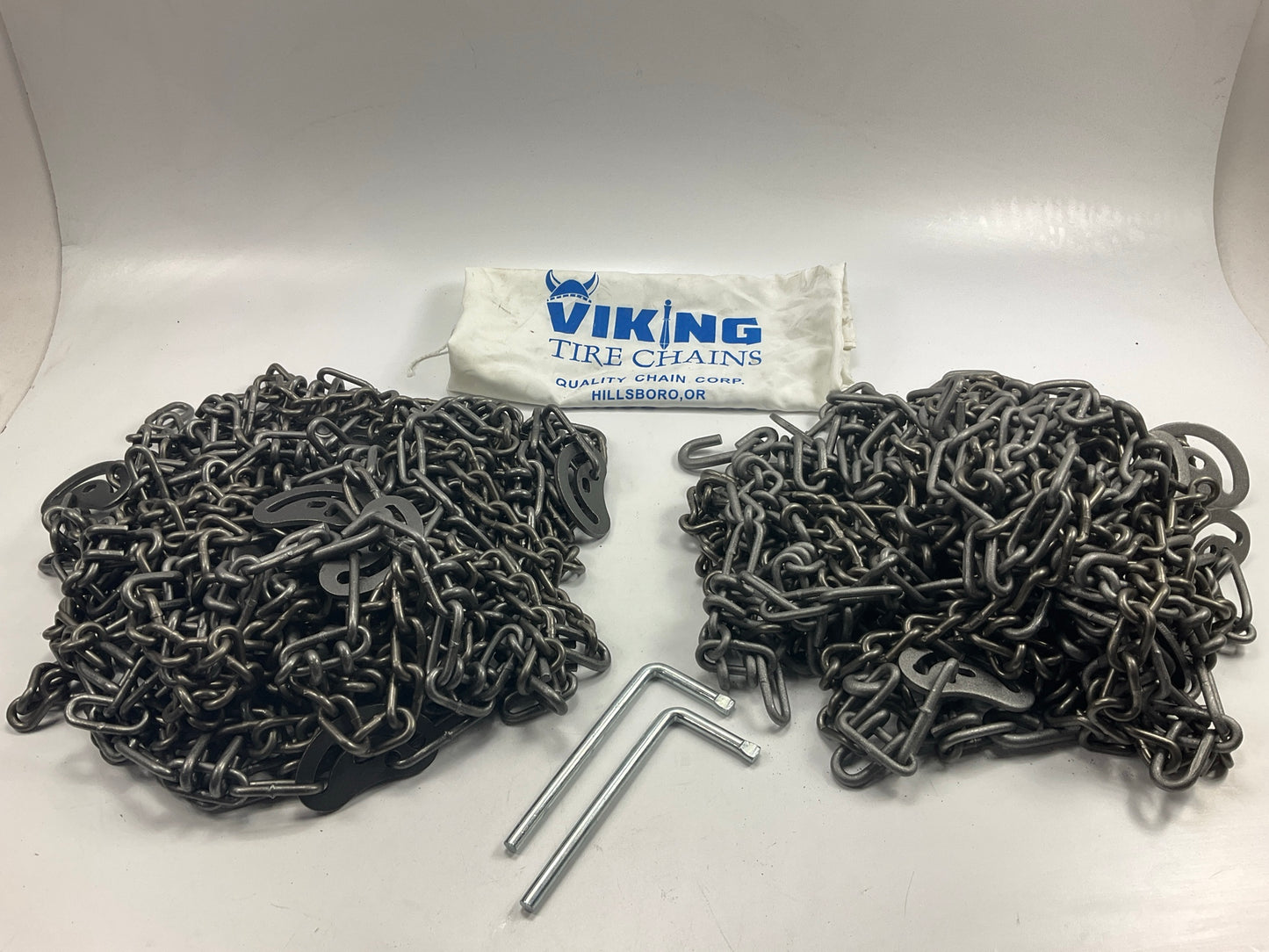 Viking 4245QC Tire Snow Chains PAIR 10.00/90-20, 10.00-20, 11-22.5, 275/80-22.5