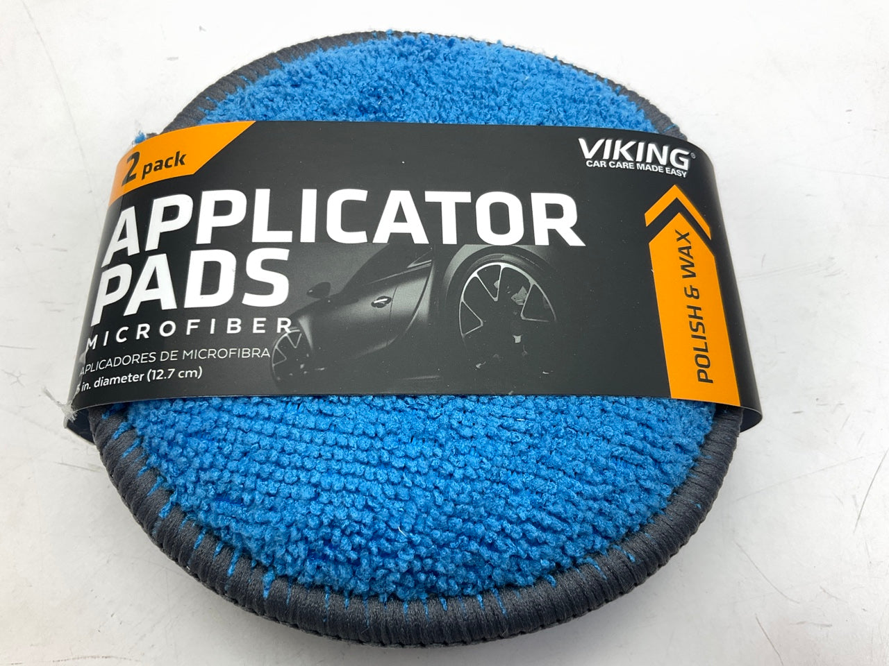 Viking 829300 5'' Polishing Buffing Applicator Pad Bonnet For Wax - Pack Of 2