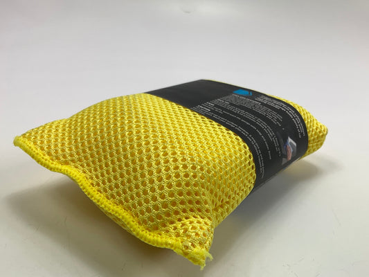 (2) Viking 845100 6''x3.5'' Microfiber Mesh Bug Cleaning Wash Sponge For Bugs &Tar