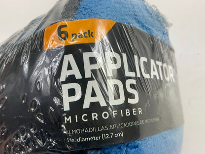 (6) Viking 862400 - 5'' Microfiber Applicator Pads