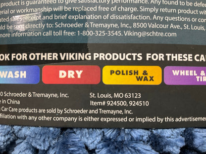 (2) Viking Microfiber Cleaning Cloth Towel Pearl Chenille Wash Towels 12'' X  12''