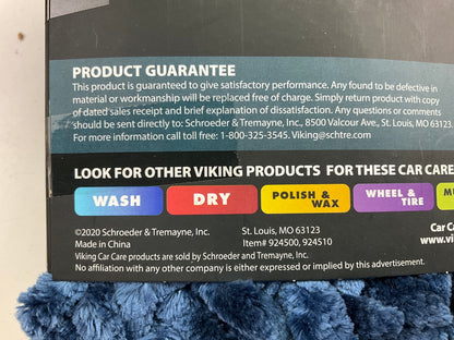 Viking 924500 Microfiber Cleaning Cloth Towel Pearl Chenille Wash Towel 12''x12''