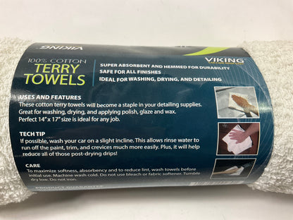 Viking 928900 - 6-Pack Cotton Terry Towels