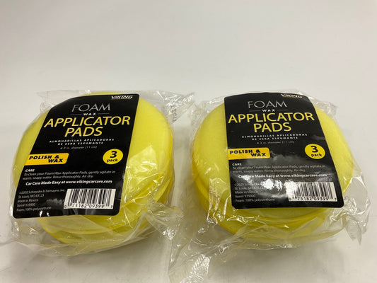 (2) Viking 939900 Polish & Wax Pads - 6 Total