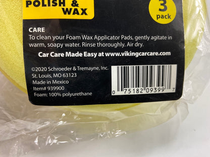 (2) Viking 939900 Polish & Wax Pads - 6 Total