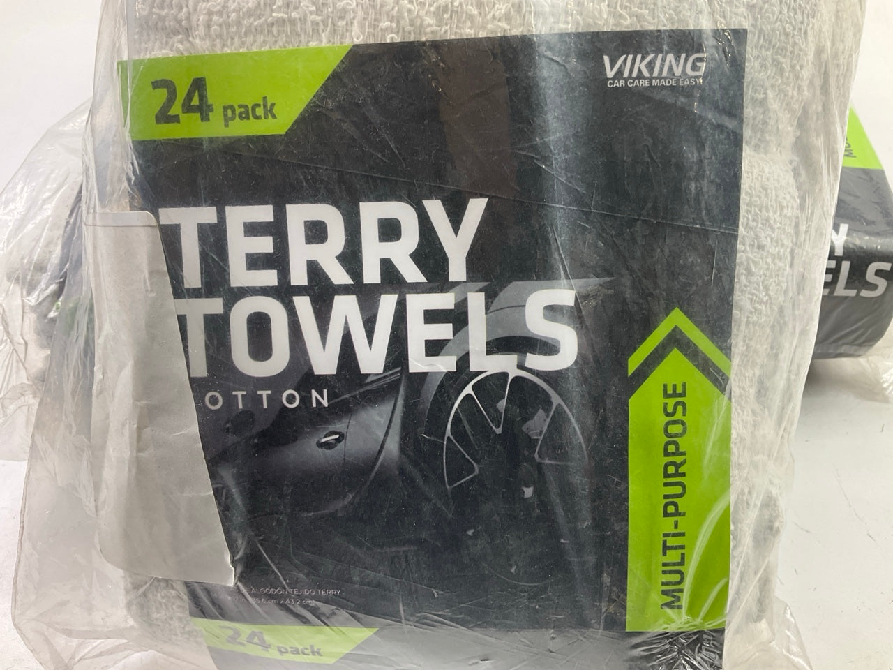 5 PACKS - Viking 985200 14'' X 17'' Terry 100% Cotton Towels, 24 Towels Per Pack