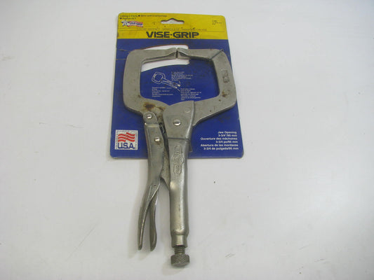 NOS - Vise-grip 11R 11'' Locking C-Clamp Pliers 3-3/4'' Jaw Opening - MADE IN USA