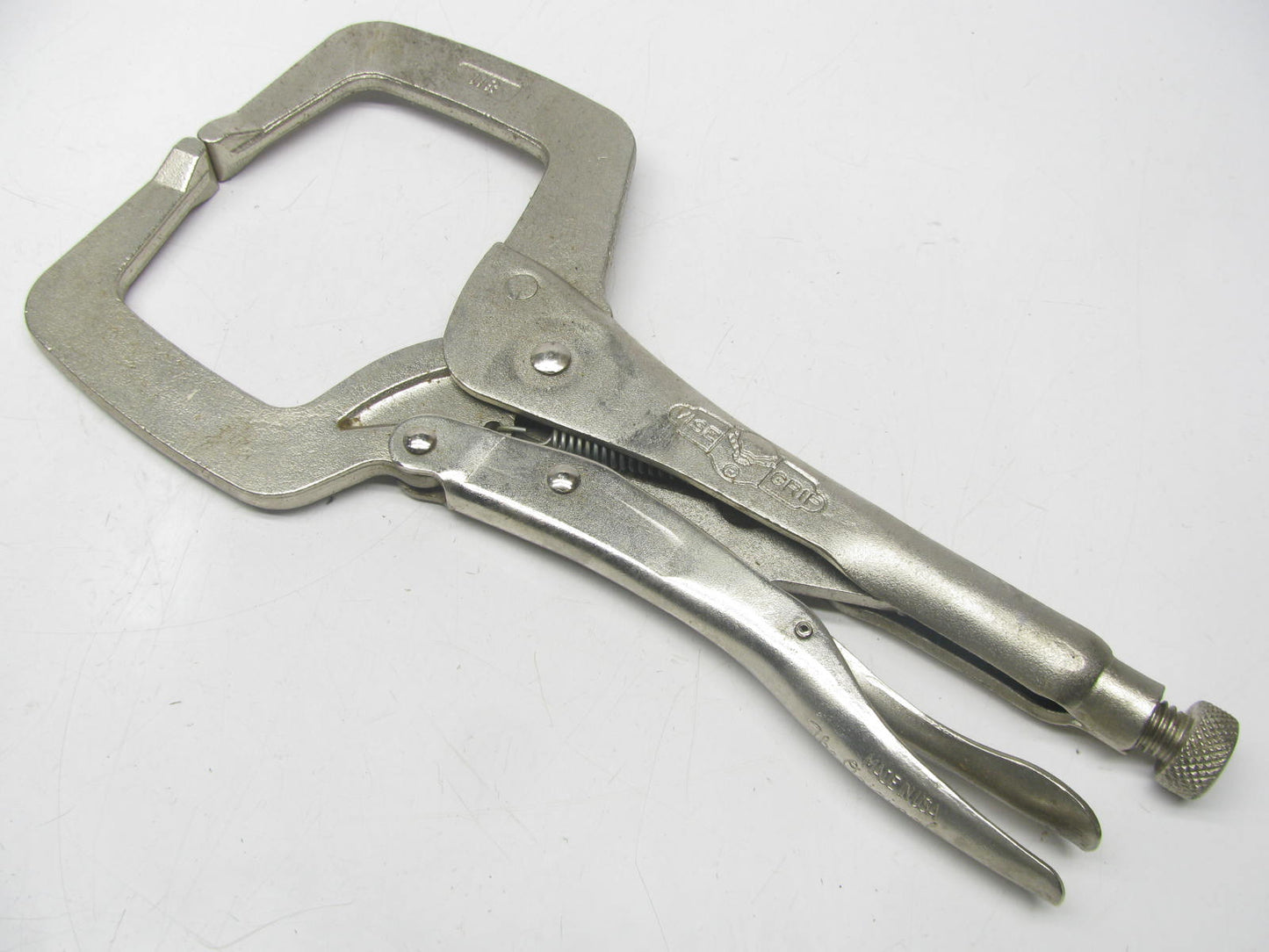 NOS - Vise-grip 11R 11'' Locking C-Clamp Pliers 3-3/4'' Jaw Opening - MADE IN USA