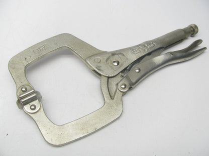 NOS - Vise-grip 11SP 11'' Locking C-Clamp W/ Swivel Pads - MADE IN USA