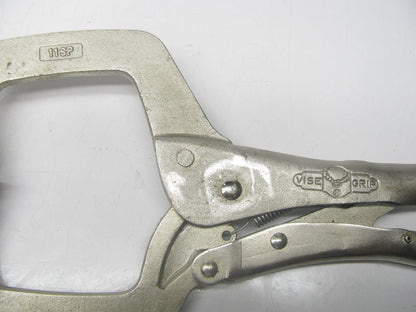 NOS - Vise-grip 11SP 11'' Locking C-Clamp W/ Swivel Pads - MADE IN USA