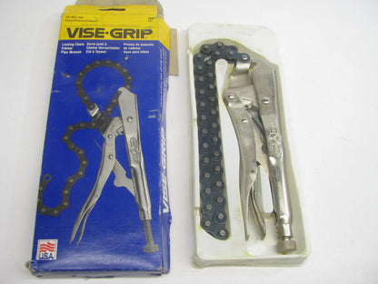 NOS Vise-grip 20R 9'' Locking Chain Clamp Pipe Pliers 18'' Capacity - MADE IN USA