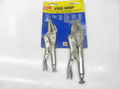 Vise-grip 213H 6'' Long Nose & 7'' Curved Jaw W/ Wire Cutter Pliers - MADE IN USA