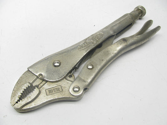 NOS Vise-grip 215G Curved Locking Pliers W/ Wire Cutters 5'' & 10'' - MADE IN USA