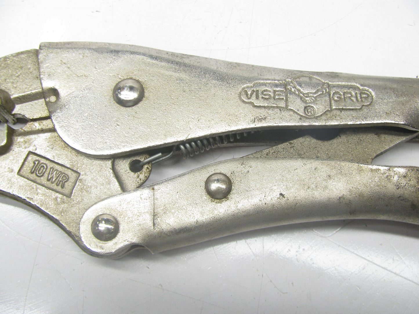 NOS Vise-grip 215G Curved Locking Pliers W/ Wire Cutters 5'' & 10'' - MADE IN USA