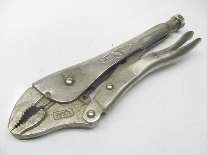 NOS Vise-grip 215G Curved Locking Pliers W/ Wire Cutters 5'' & 10'' - MADE IN USA