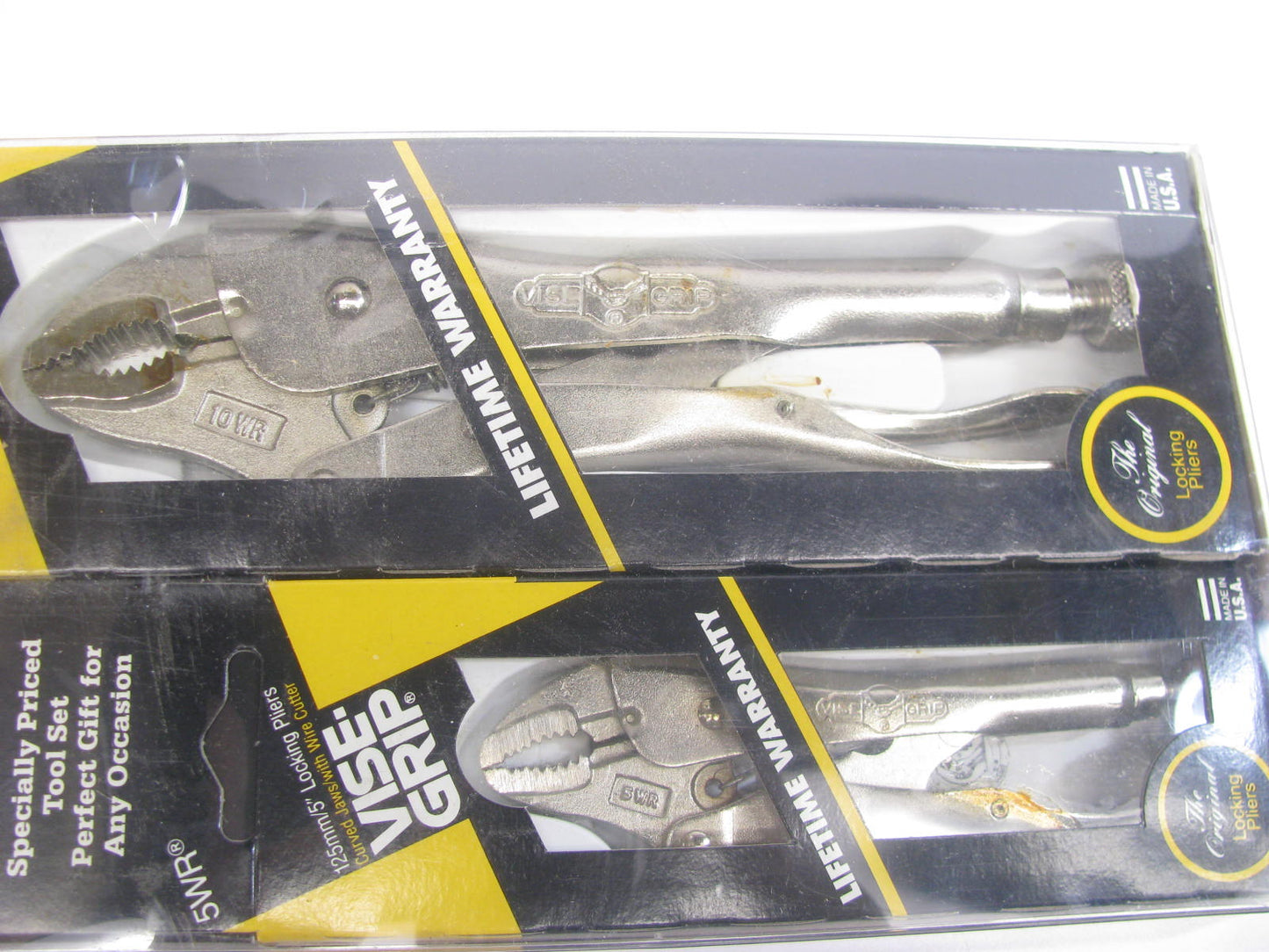 NOS - Vise-grip 614 Value Pack - 10'' 10WR & 5'' 5WR Locking Pliers - MADE IN USA