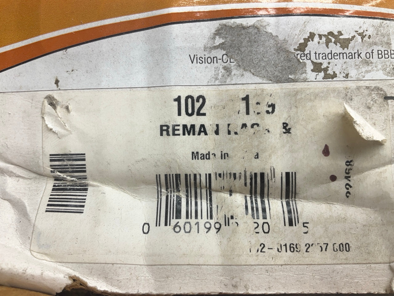 REMAN. Vision-oe 102-0199 Steering Rack & Pinion Unit (with Power Steering)