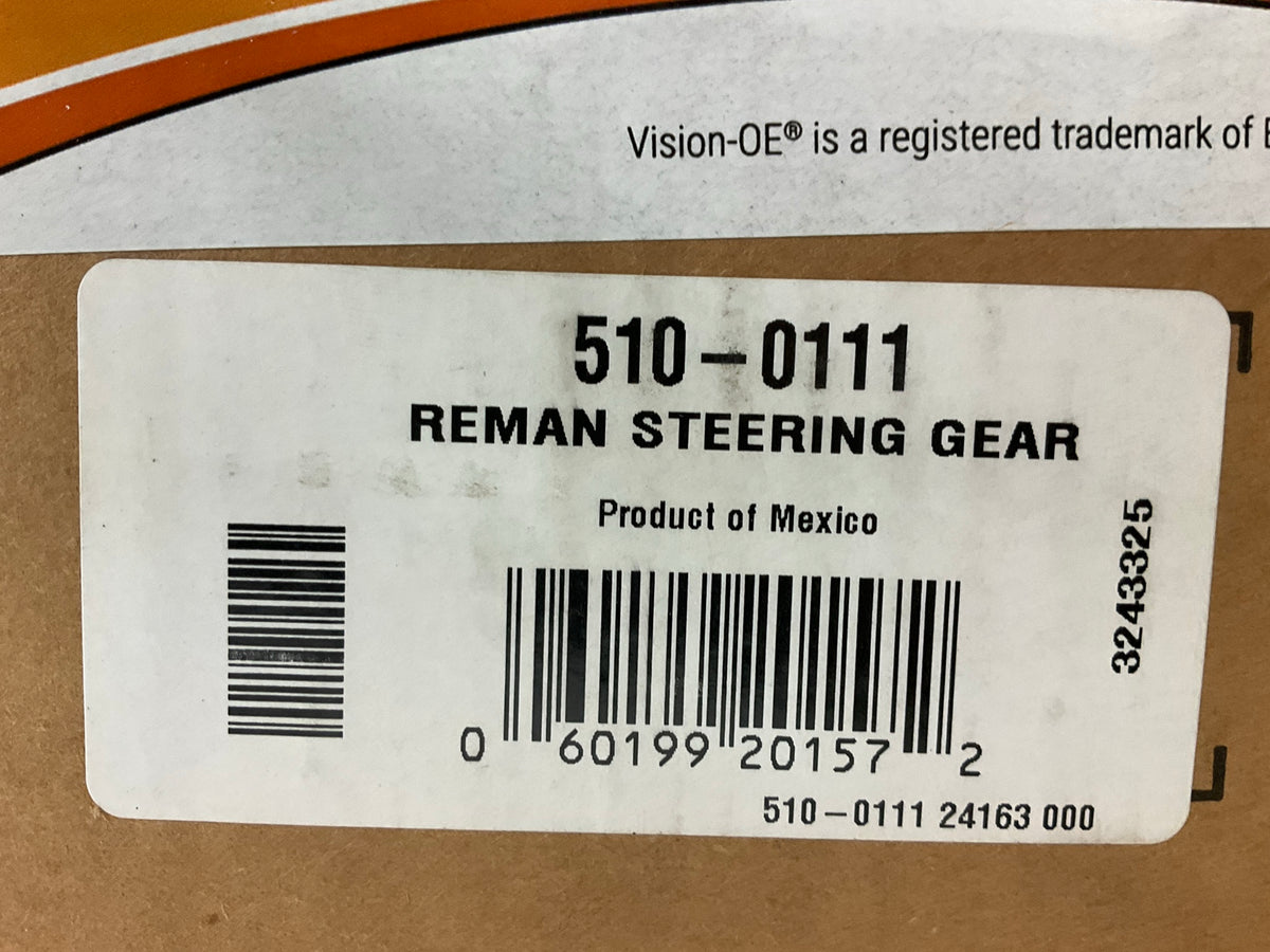 REMAN. Vision-oe 510-0111 Steering Gear For 2000-2004 Nissan Frontier, Xterra