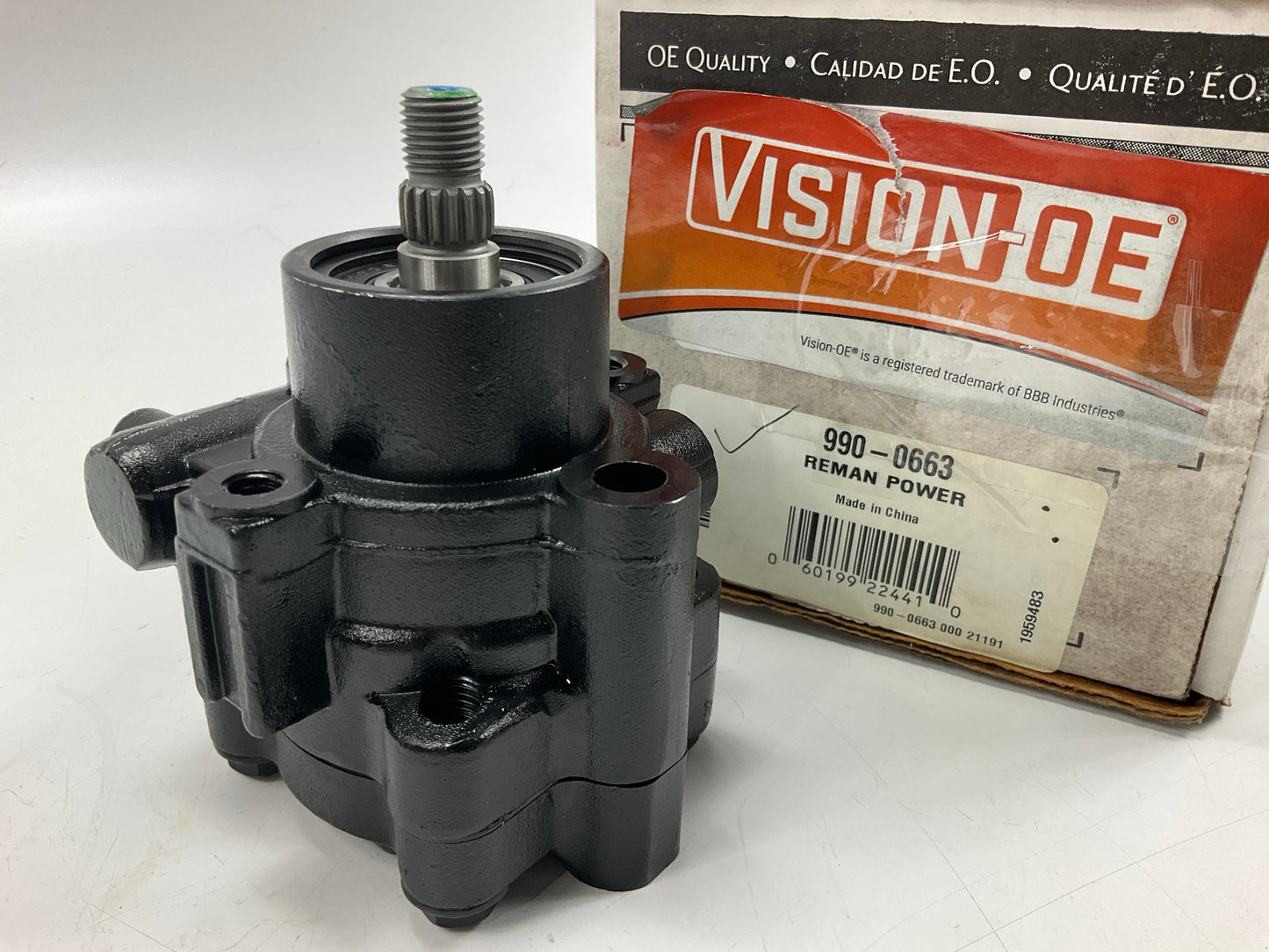 REMAN. Vision-OE 990-0663 Power Steering Pump For 2004-2008 Nissan Maxima