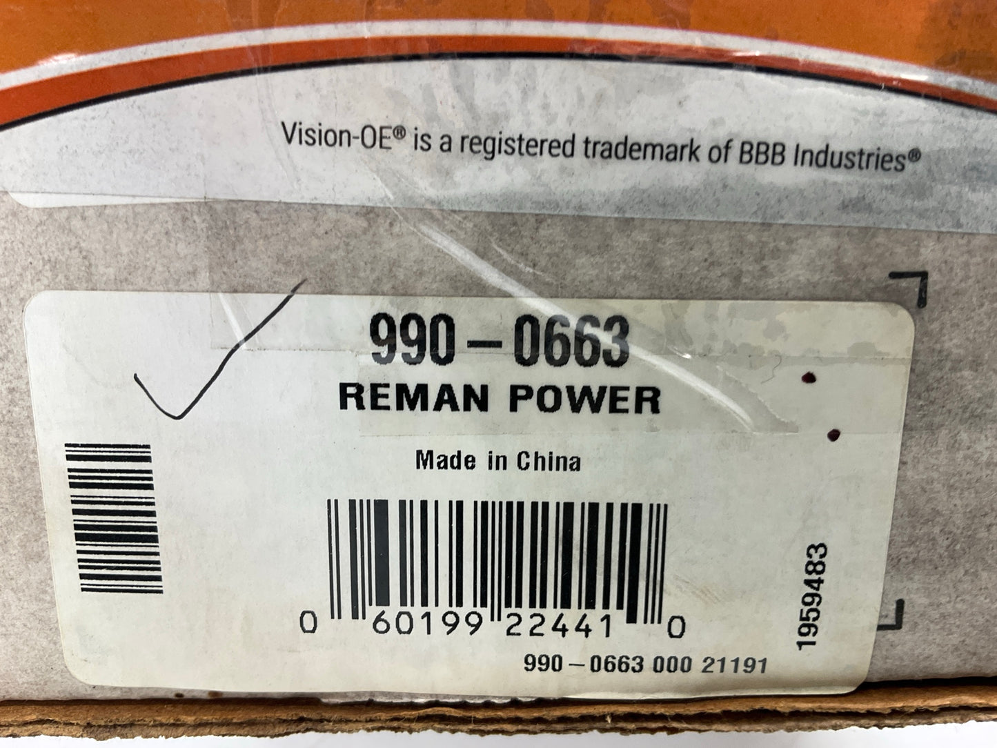 REMAN. Vision-OE 990-0663 Power Steering Pump For 2002-2006 Nissan Altima