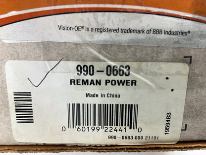 REMAN. Vision-OE 990-0663 Power Steering Pump For 2002-2006 Nissan Altima