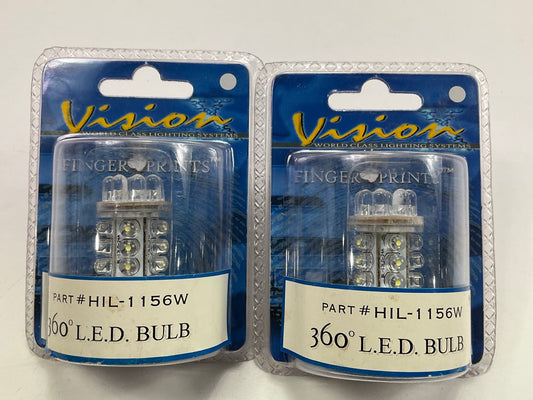 (2) Vision X HIL-1156W 360 Degree LED Back Up Light Lamp Bulb, 1156