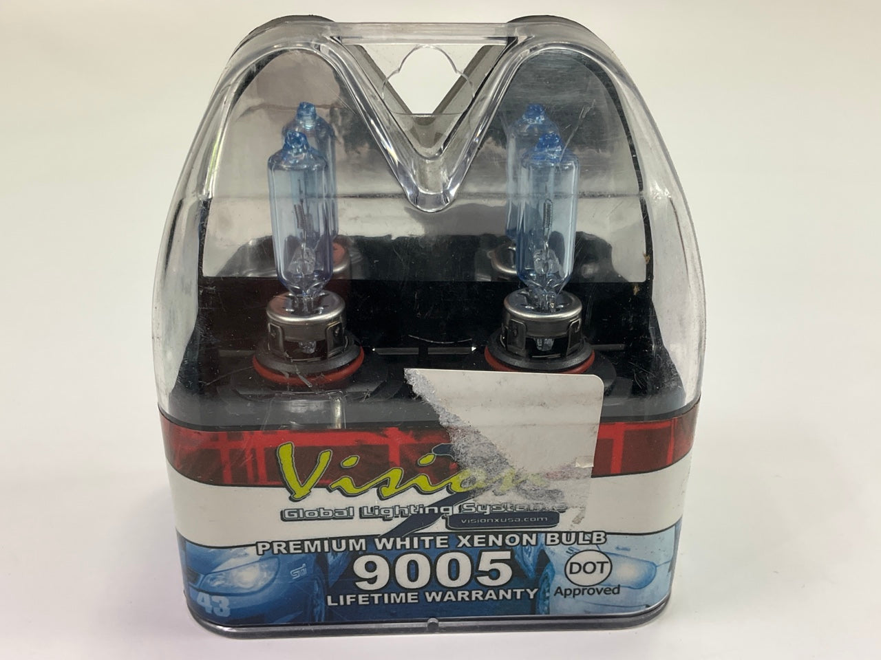 Vision X VX-D9005 White Xenon Headlight Headlamp Light Bulb, 9005 - 2 PACK