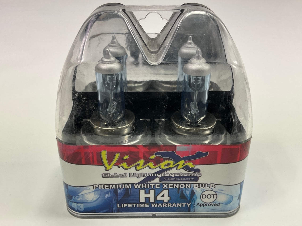 Vision X VX-DH4 Premium Xenon White Fog Light Lamp Light Bulb #H4 60W - PAIR