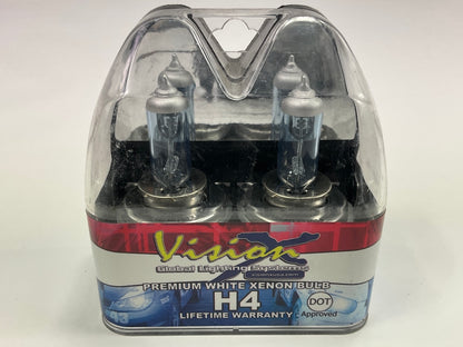 Vision X VX-DH4 Premium Xenon White Fog Light Lamp Light Bulb #H4 60W - PAIR